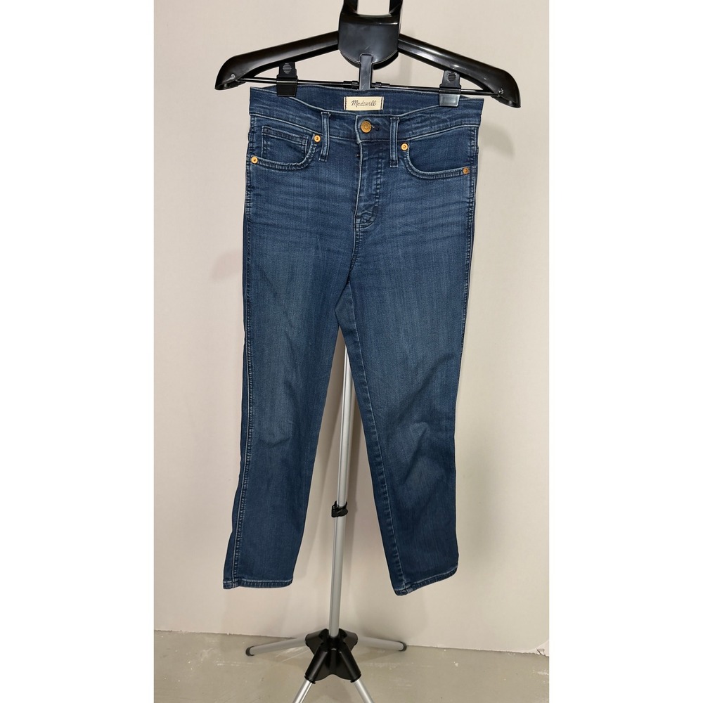 Madewell High Rise Skinny Jeans Dark Wash Women Size 26